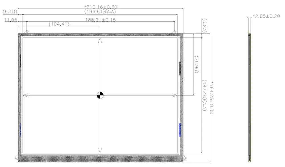 Kit écran LCD HDMI 10 pouces (1024x768)