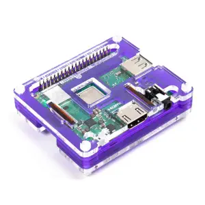 Boîtier Pimoroni Pibow 3 A+ Coupé pour Raspberry Pi 3 A+ (Royale)