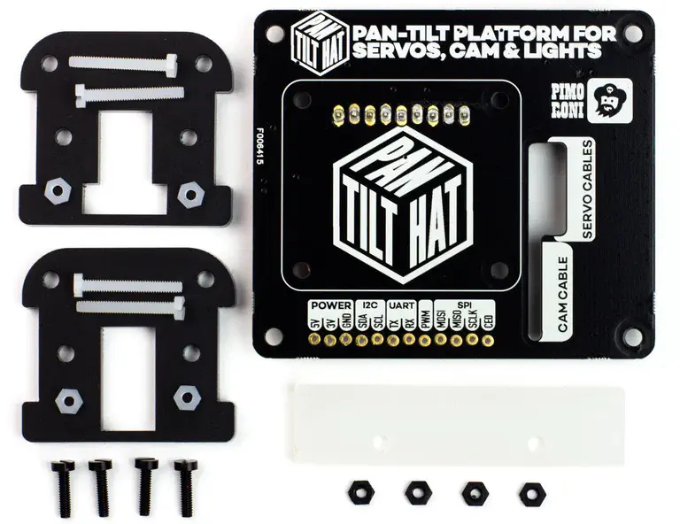 HAT Pan-Tilt sin Módulo Pan-Tilt de Pimoroni