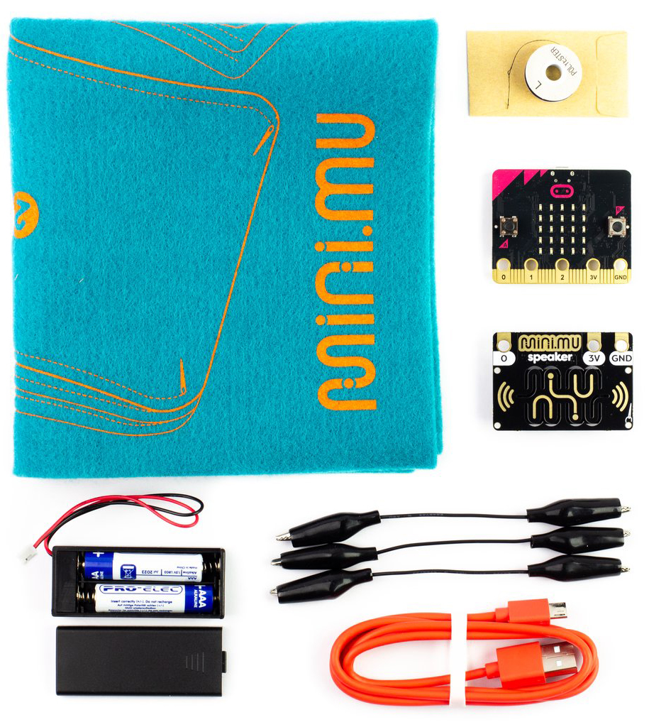 Pimoroni MINI.MU Glove Kit (without micro:bit)- Click to Enlarge