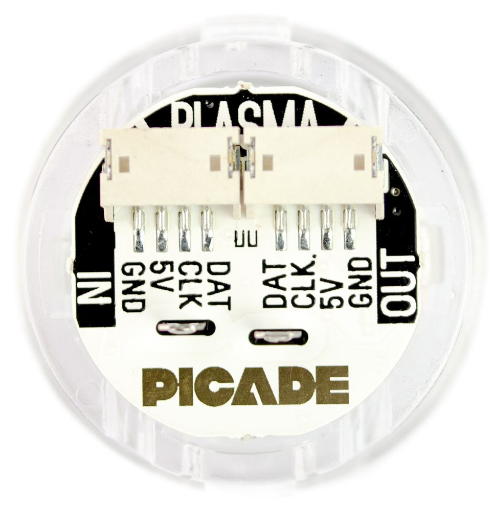 Picade Illuminated 6 Arcade Button Kit - Click to Enlarge