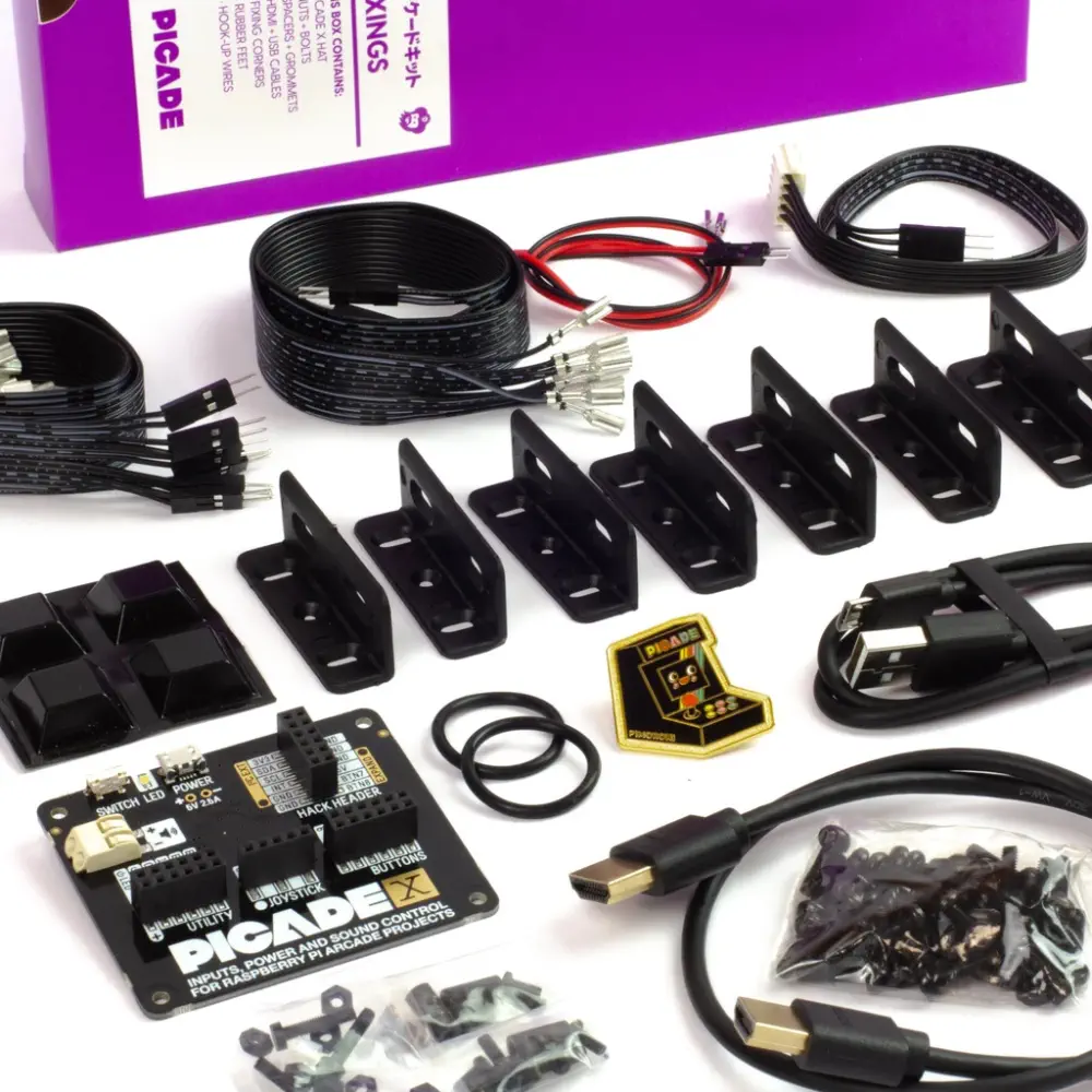 Kit d'Arcade pour Raspberry Pi Picade 10po V2 Pimoroni (Compatible Raspberry Pi 4) - Cliquez pour agrandir