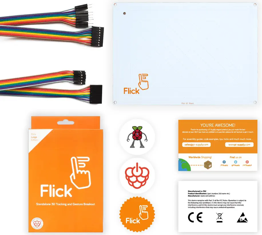 Flick Large 3D Tracking & Gesture Module-Click to Enlarge