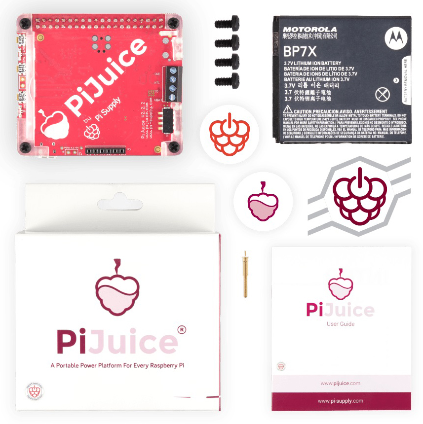 PiJuice Portable Power Platform for Raspberry Pi - Zum Vergrößern klicken