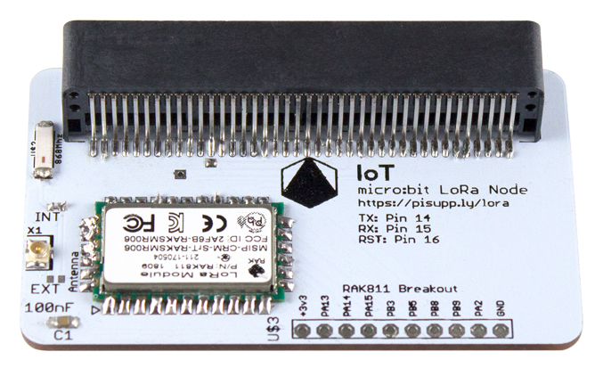 IoT向け micro:bit用LoRaノード―915/868 MHz－クリックして拡大