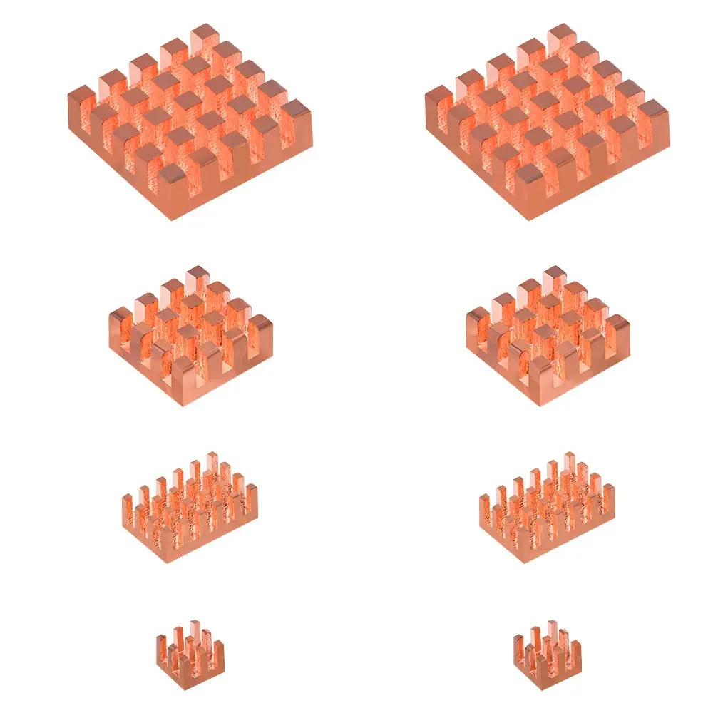Raspberry Pi 5 Dissipateurs de chaleur en cuivre (8pcs)