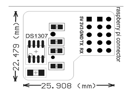 I2C RTC Module DS1307 for Raspberry Pi