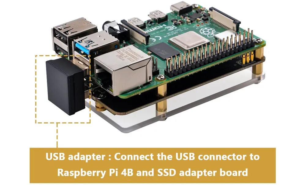 52Pi M.2 NVME SSD Adapter Bord voor Raspberry Pi