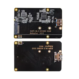 52Pi Carte Adaptateur SSD M.2 NVME pour Raspberry Pi