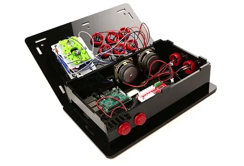 Raspberry Pi Acrylic Retro Game Arcade DIY Kit- Click to Enlarge