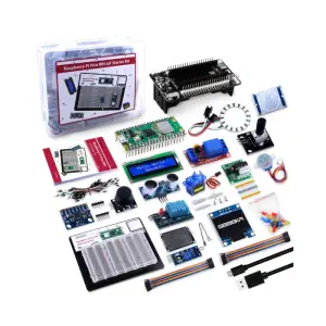 Kit de démarrage IoT Raspberry Pi Pico W avec écran OLED & plusieurs capteurs