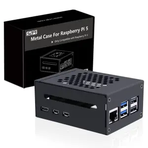 52Pi – Boîtier en métal pour Raspberry Pi 5 compatible avec la carte X1000 PCIe