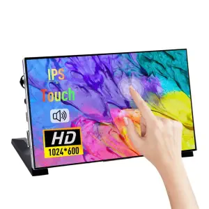 52Pi Écran tactile IPS de 7 pouces 1024 x 600 avec haut-parleurs pour Raspberry Pi, PC Windows