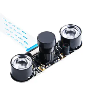 Module de caméra vision nocturne 5MP OV5647 avec focus ajustable pour Raspberry Pi