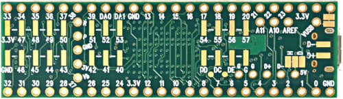 Tarjeta de Desarrollo USB para Microcontroladores Teensy 3.6 - Click to Enlarge