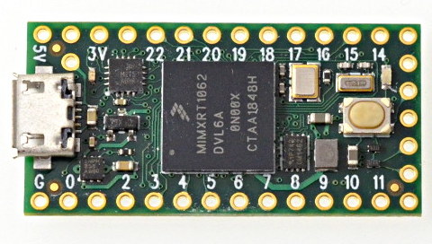 Placa de Desarrollo de Microcontrolador USB Teensy 4.0 - Haga Clic para Ampliar