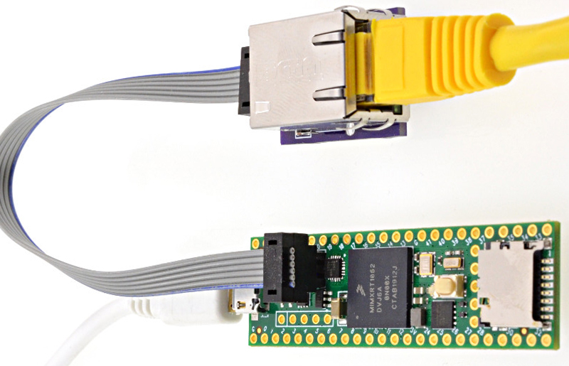 Placa de Desarrollo / Microcontrolador USB Teensy 4.1 (Sin Pines) - Haga Clic para Ampliar