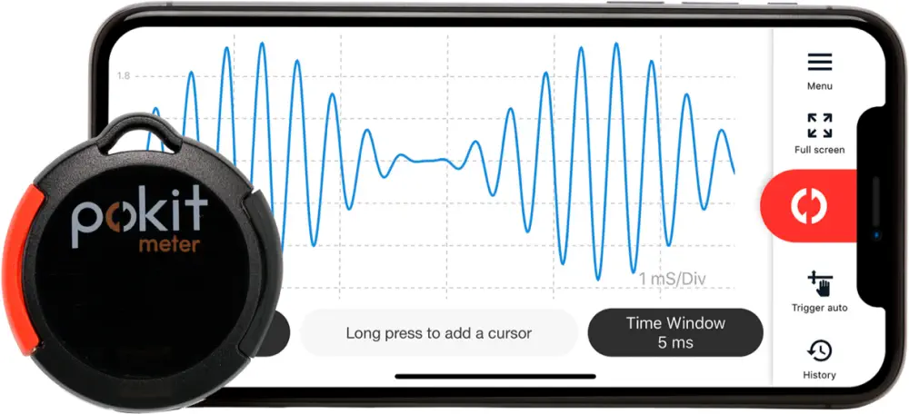 Pokit Meter Wireless Multimeter, DSO und Logger (Gelb) - Zum Vergrößern klicken