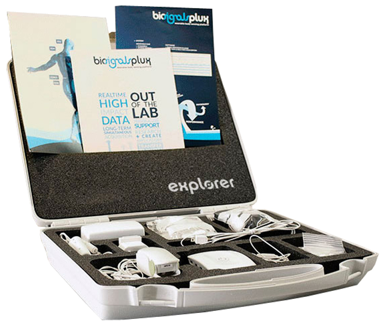 Biosignalsplux Explorer Research Kit (4 Sensors) - Click to Enlarge