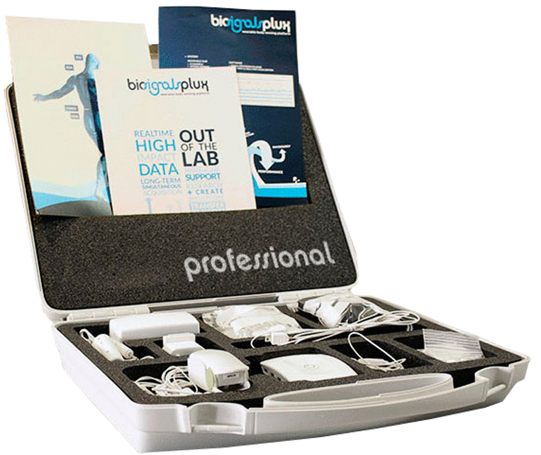 Biosignalsplux Professional Research Kit (8 Sensors) - Click to Enlarge