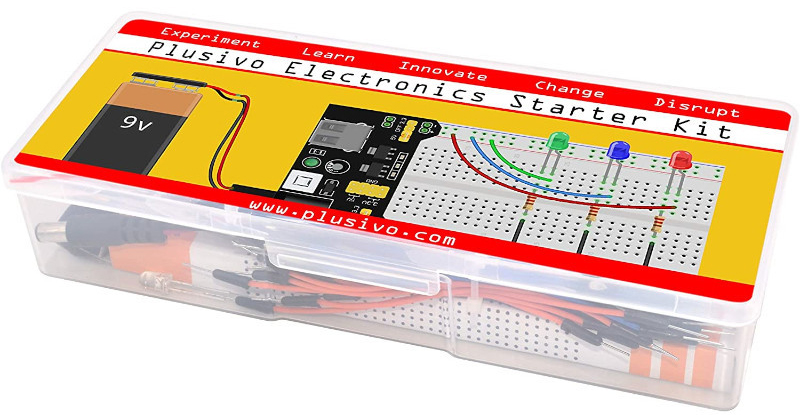 Kit de démarrage de composants Plusivo Electronics - Cliquez pour agrandir