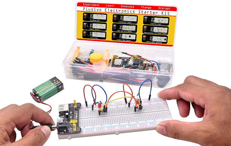 Kit de démarrage de composants Plusivo Electronics - Cliquez pour agrandir