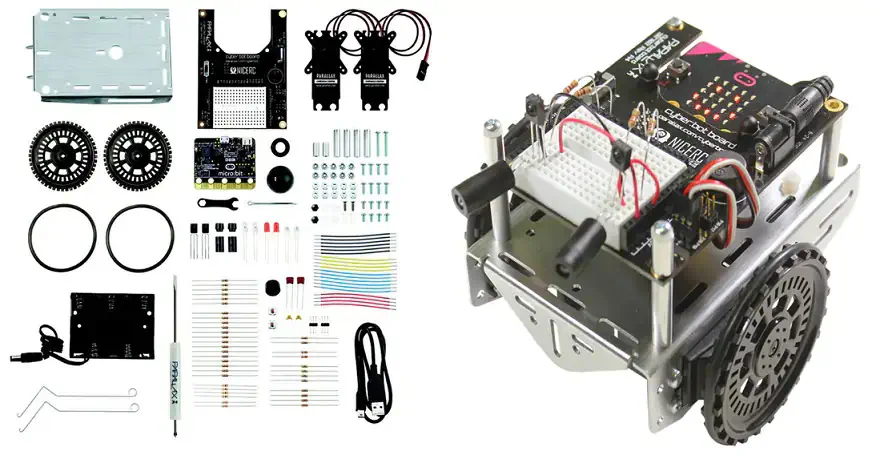 Kit de Robot cyber:bot avec micro:bit - Cliquez pour agrandir