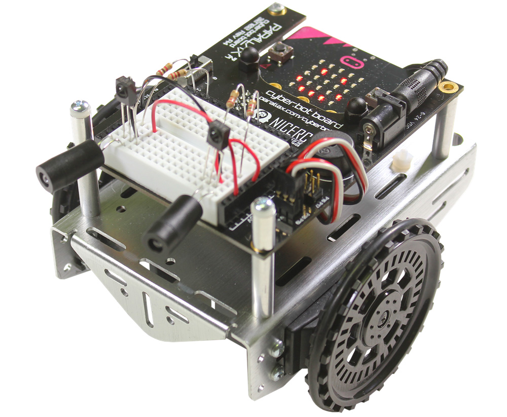 cyber:bot Robot Kit w/ micro:bit - Click to Enlarge