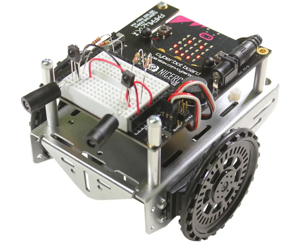 Kit Robótico Cyber:bot c/ micro:bit - Haga Clic para Ampliar