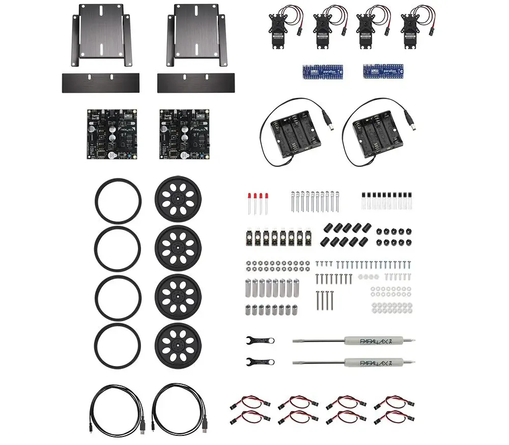 Kit de Competición SumoBot WX de Parallax - Haga Clic para Ampliar