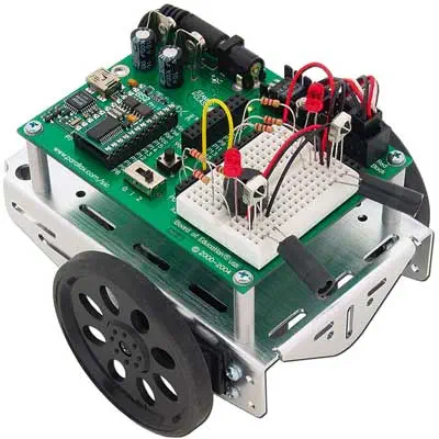 Parallax Boe-Bot Robot Kit - USB Version- Click to Enlarge