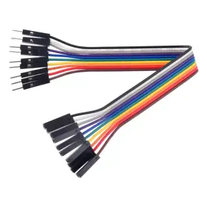 Pololu Ensemble de Câbles Nappe Premium Fils de Cavalier 10-Couleurs M-F 15 cm (10x)