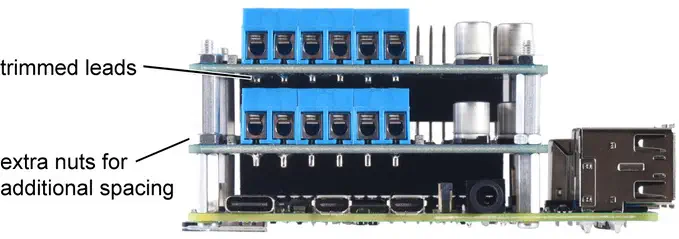 Controlador de Motor Dual de Alta Potencia Motoron M2H18v20 para RPi (Conectores Soldados)