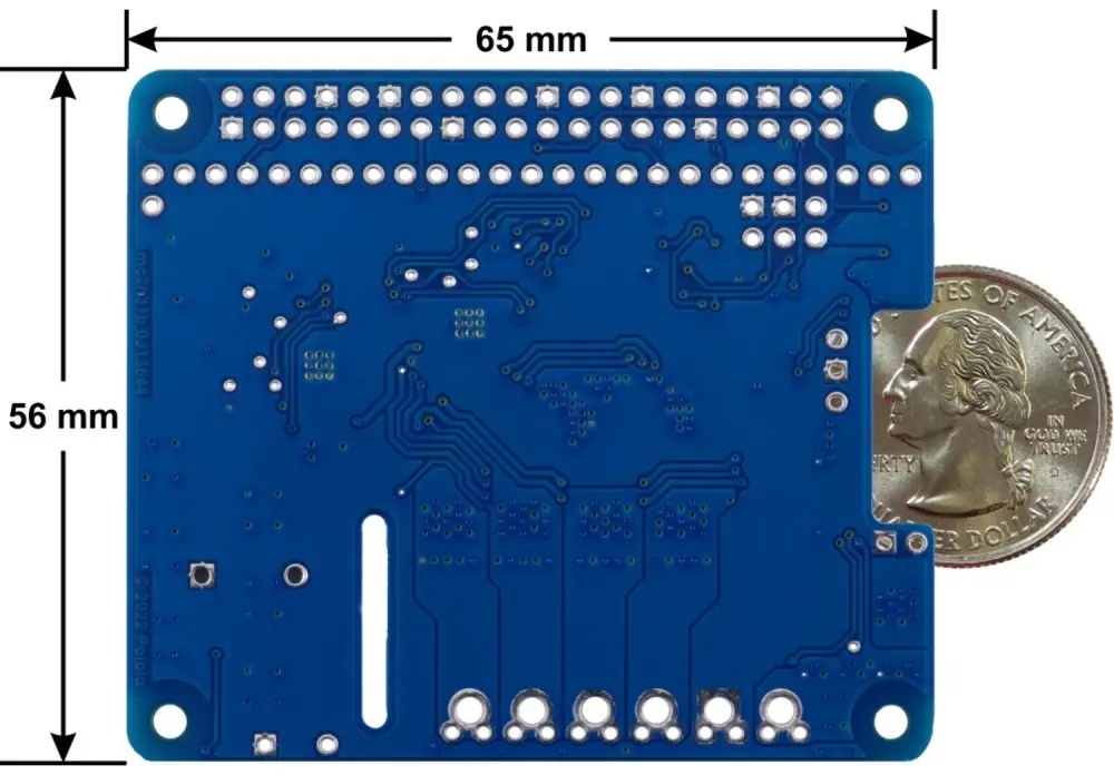 Controlador de Motor Dual de Alta Potencia Motoron M2H18v20 para RPi (Conectores Soldados)