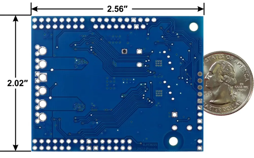 Shield Controlador de Motor Dual de Alta Potencia Motoron M2S24v16 para Arduino (c/ Conectores)