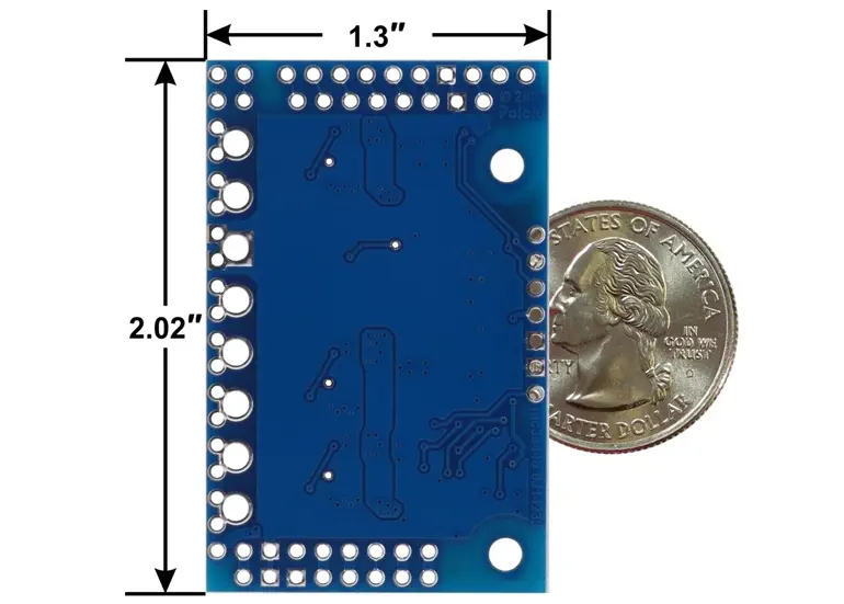 Motoron M3S550 Contrôleur de moteur triple pour Arduino (sans connecteurs)