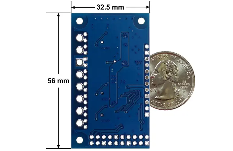 Motoron M3H550 Triple Motor Controller for RPi (No Connectors / Standoffs)