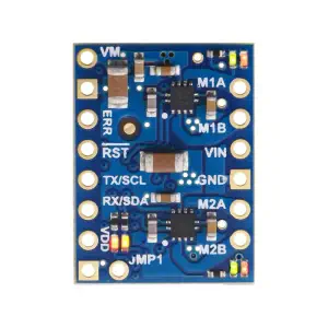 Motoron Contrôleur de moteur double I2C M2T550 (Broches de connexion soudées)