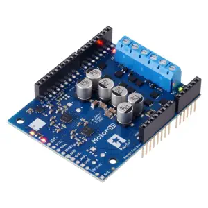 Motoron Contrôleur de moteur double haute puissance M2S24v14 pour Arduino, Connecteurs soudés