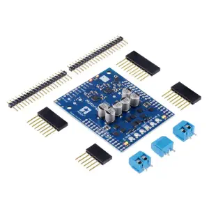 Motoron Kit de carte de contrôleur de moteur à double puissance élevée M2S18v18 pour Arduino avec connecteurs