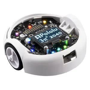 Pololu Robot 3pi+ 2040 - Edition Tortue (Moteurs LP 75:1), Assemblé
