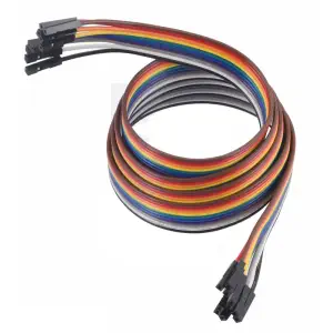 Pololu 36-inch 10-Couleur Ruban de Câble Jumper Femelle-à-Femelle (10 pcs)