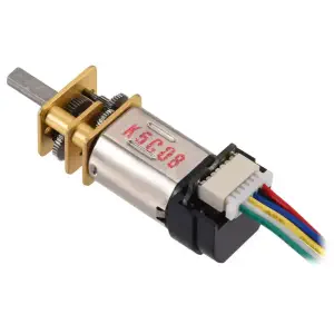Pololu Micro Metal Gearmotor 100:1 HPCB 6V avec Encodeur 12 CPR, connecteur arrière