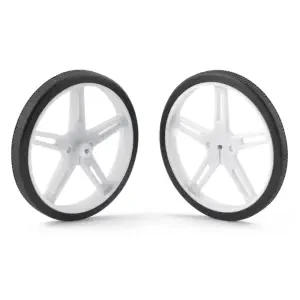 Paire de Roues Pololu 70×8Mm - Blanche