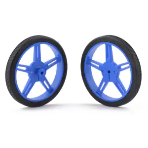 Pololu Roue 60×8mm Paire - Bleu