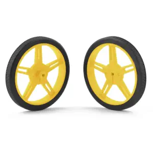 Pololu Wheel Paire 60×8mm - Jaune