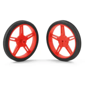 Pololu Pair Roue 60×8mm - Rouge
