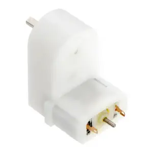 Pololu Mini Plastic Gearmotor HP 120:1, Sortie D-Shaft 3mm décalée, Arbre de moteur prolongé