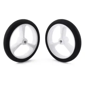 Pololu Roue 40×7mm Paire - Blanc