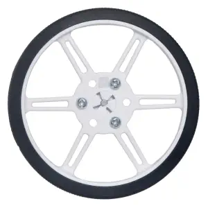Pololu Roue 80×10mm Paire - Blanc